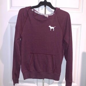 VS Pink burgundy hoodie 💕